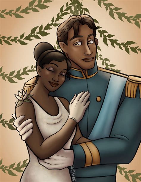 Tiana and Naveen by fantasticalleigh on DeviantArt