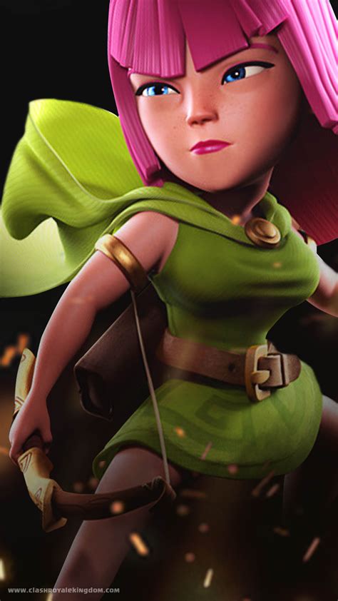 Princess Archer Clash Royale - 2160x3840 Wallpaper - teahub.io