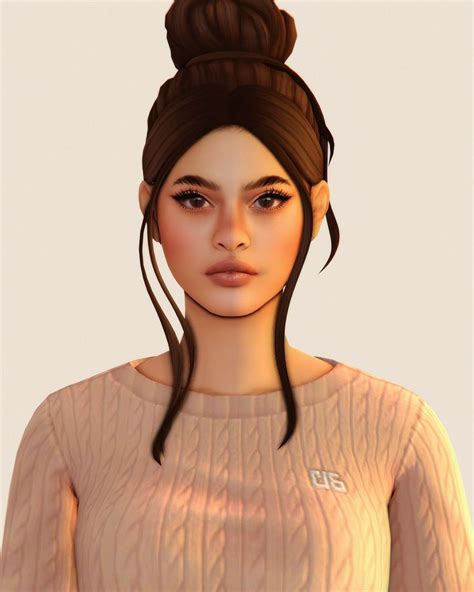 sim download: selena gomez | wildmelon | Sims 4 black hair, Sims cc, Sims 4 tsr