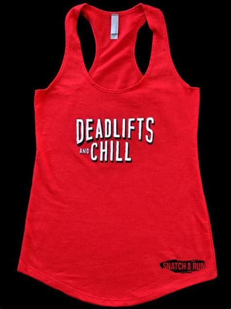 Deadlifts and Chill tank Deadlift and Chill tank | Etsy | Crossfit clothes, Workout shirts