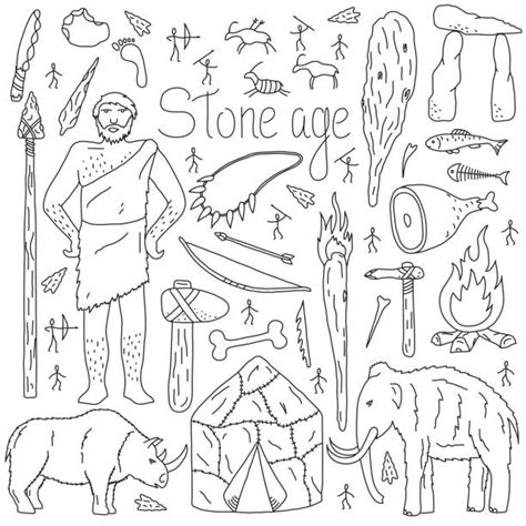 Stone Age Tools Illustrations, Royalty-Free Vector Graphics & Clip Art - iStock