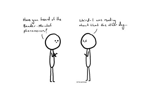 Baader-Meinhof Phenomenon | A Tut and Groan Conversation Comic