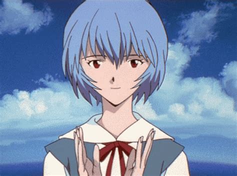 Evangelion Rei Ayanami Clap GIF | GIFDB.com