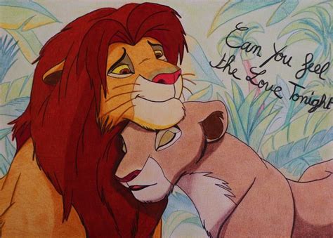 Can you feel the love tonight - Simba & Nala | Simba and nala, Disney lion king, Lion king