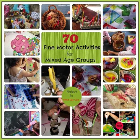 70 Fine motor activities perfect for mixed ages & Home Day Care. - The ...