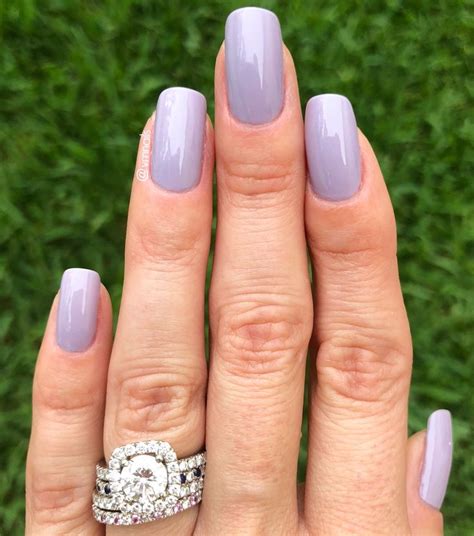 Essie - Gel Couture - Style in Excess - grayish purple nails - lavender and gray manicure ...