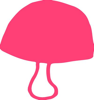 Image Of A Mushroom On A White Background Stock Illustration - Download ...