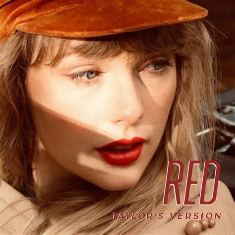 Taylor Swift Red, Red Taylor, Album Covers, Version, Let It Be