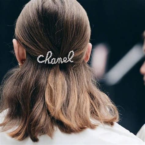 Chanel hairclips in 2020 | Crystal hair clips, Pearl hair pins ...