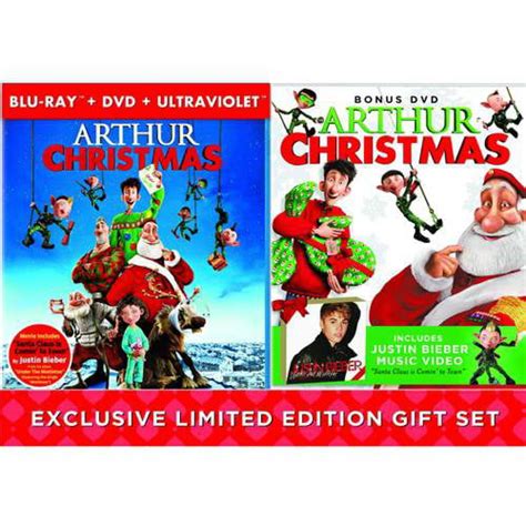 Arthur Christmas (Blu-ray + DVD + Bonus DVD) - Walmart.com