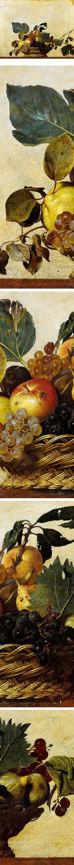 Caravaggio 'Basket of Fruit' (detail) c.1599 | Caravaggio, Leaves and ...