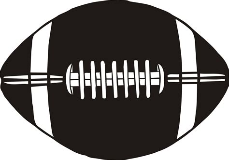 Football black and white football clip art free clipart images ...