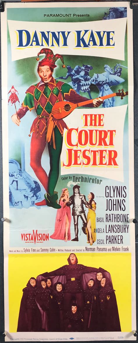 THE COURT JESTER, Original Danny Kaye Insert Movie Poster. - Original ...