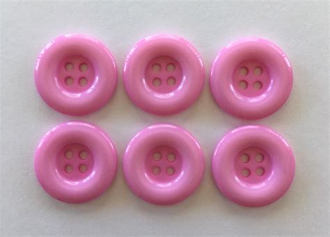 Pink Buttons Resin Buttons Sewing Supplies Embellishments | Etsy