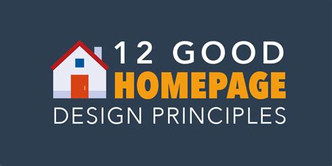 12 Good Homepage Design Principles