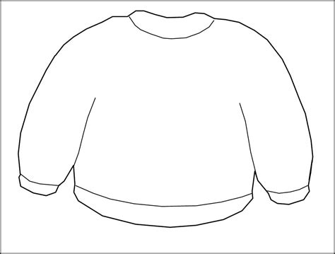 Free Printable Sweater Template
