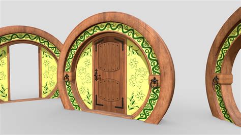 Hobbit Door - 3D model by demidrew [d9de4b3] - Sketchfab