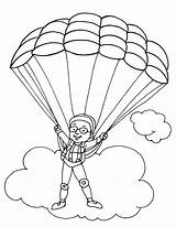Skydiving Coloring Pages At GetColoringscom  Free Printable Colorings sketch template