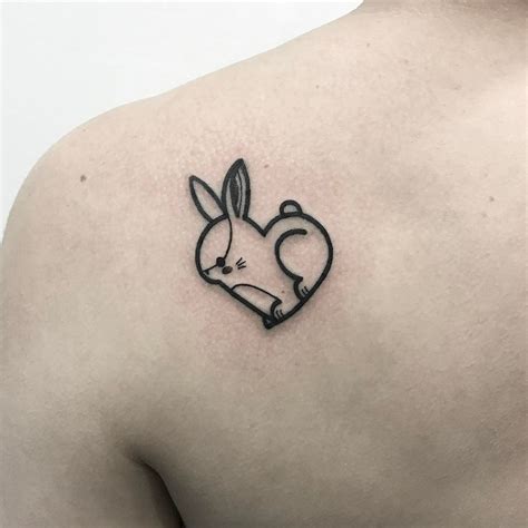 Tattoos For Women Small, Small Tattoos, Cool Tattoos, Cute Bunny Tattoos Small, Finger Tattoos ...
