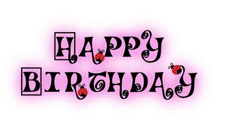 Free Images - happy birthday ladybug polka