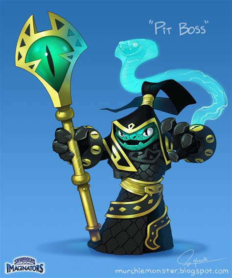 Jeff Murchie - Pit Boss Toy Concept Art from "Skylanders: Imaginators"