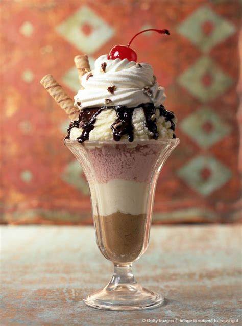 Ice cream sundaes. | Favorite desserts, Yummy ice cream, Desserts