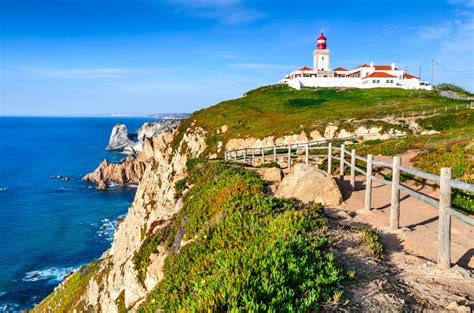 Cabo da Roca Lighthouse, Portugal jigsaw puzzle in Puzzle of the Day puzzles on TheJigsawPuzzles.com