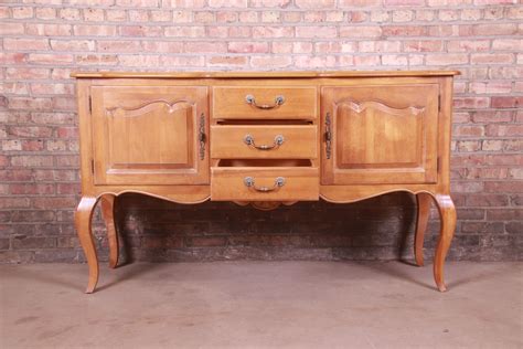 Ethan Allen Country French Carved Solid Birch Sideboard Credenza at 1stDibs | ethan allen ...