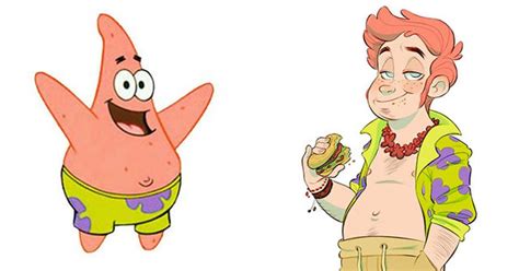 Russian Artist Recreates Spongebob Squarepants Characters As Humans And They Are Awesome | DeMilked