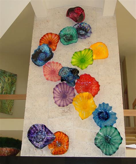 Glass flowers | Glass wall sculpture, Glass wall art, Flower wall art