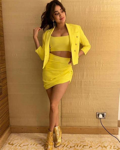 Janhvi Kapoor In Yellow Outfit Or Nora Fatehi In Bodycon Dress: Celebrity Fashion Hits And ...