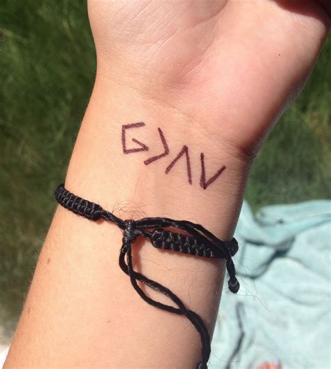 God is greater than the highs and lows. Simple tattoo on wrist with deep meaning | Meaningful ...