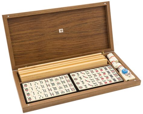 The Dal Negro Luxury Mah Jong Set with Walnut Case - US Version [116/A ...