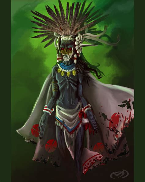 Mictlantecuhtli by drgn-skull05 on DeviantArt