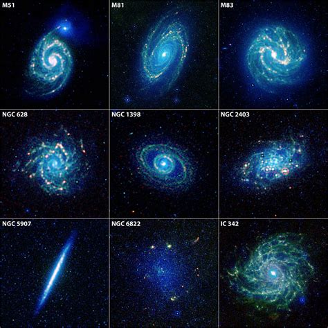 A new, colorful collection of galaxy specimens has been released by NASA's Wide-field Infrared ...