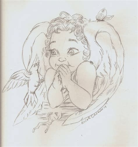 Baby Angels Drawing at GetDrawings | Free download