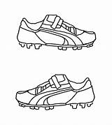 Football Cleats Coloring Page At GetColoringscom  Free Printable sketch template