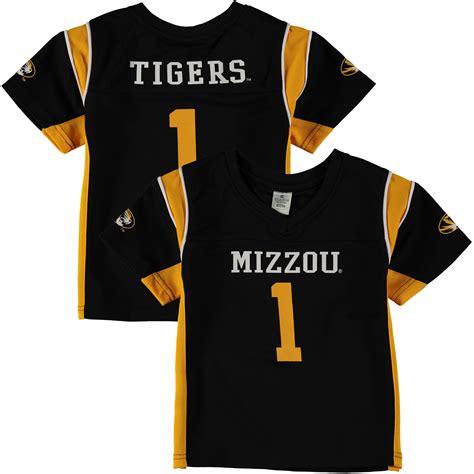 #1 Missouri Tigers Colosseum Youth Football Jersey – Black – St. Louis ...