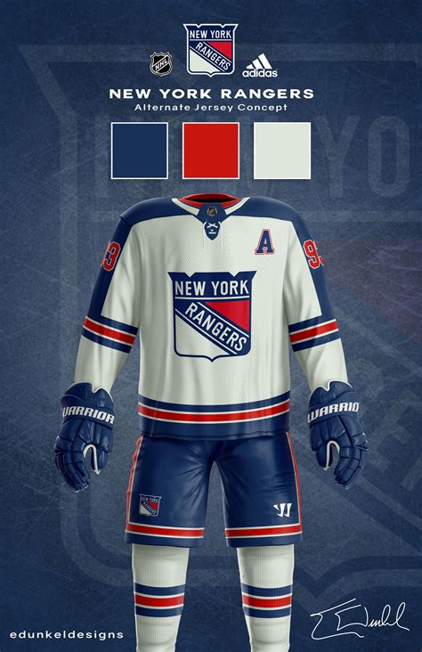 New York Rangers - Alternate Jersey Concept : rangers