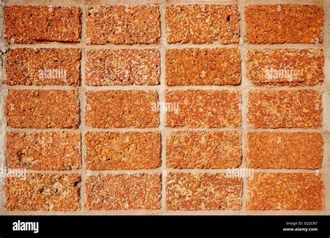 pattern red - brown color of modern style design decorative laterite stone wall surface with ...