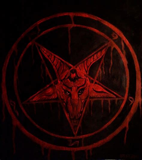 baphomet pentagram | Dark fantasy art, Satanic art, Baphomet