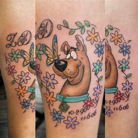 #scoobydoo #scoobydootattoo #otherhashtagsicantthinkof #tonyasian #irishrosetattoo | Scooby doo ...