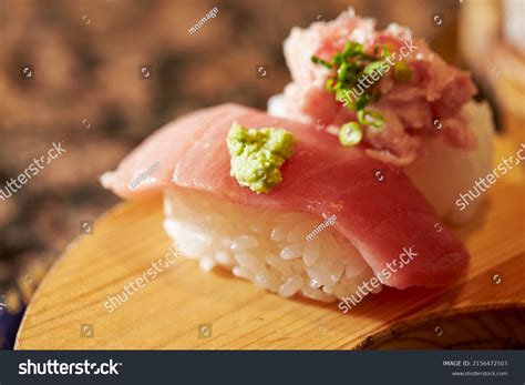 Various Types Tuna Sushi Stock Photo 2156472503 | Shutterstock