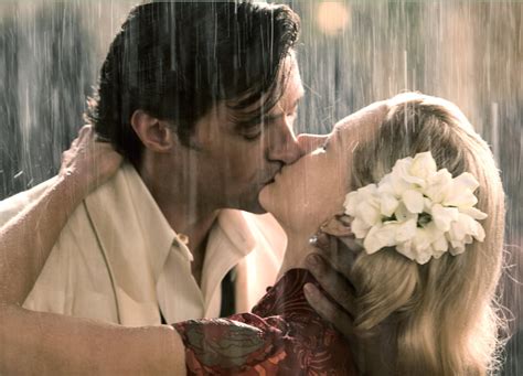 That kiss in the rain: Hugh Jackman and Nicole Kidman in Australia ...