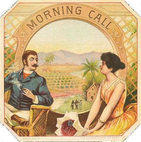 Cerebro | MORNING CALL | Original Antique Label Art