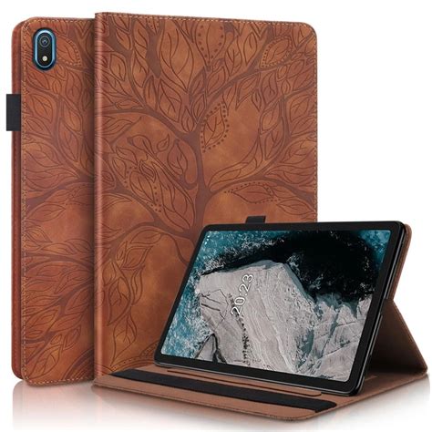 3D Tree Embossed Stand Case for Nokia T20 T 20 Cover Funda Para for ...