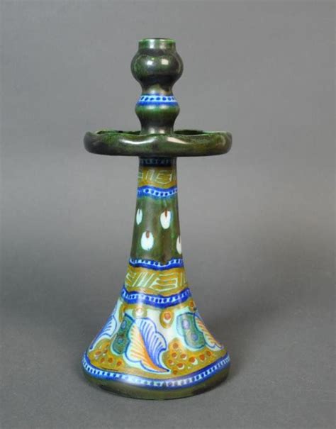 GOUDA CANDLESTICK. Gouda, Candelabra, Candlesticks, Decorative Bells, Pottery, Gallery, Holland ...