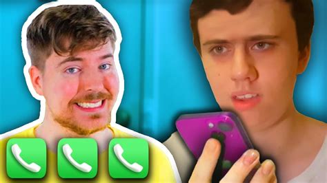 Mr Beast PRANK CALL (GONE WRONG) - YouTube