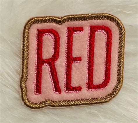 Taylor Swift Red Album Iron Patch – The Posh Pink Pagoda