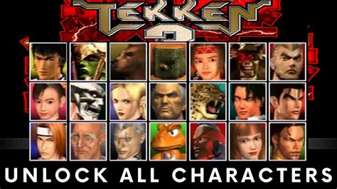 How to Unlock All-New Characters in Tekken 3 PC Version | PSV File | Tekken 3 - YouTube